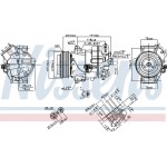 Nissens Συμπιεστής, συστ. Κλιματισμού - 890263