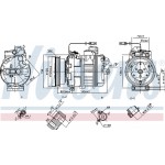 Nissens Συμπιεστής, συστ. Κλιματισμού - 89027