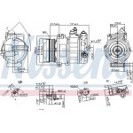 Nissens Συμπιεστής, συστ. Κλιματισμού - 890304