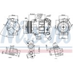 Nissens Συμπιεστής, συστ. Κλιματισμού - 890324