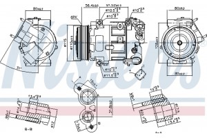 Nissens Συμπιεστής, συστ. Κλιματισμού - 890324