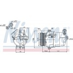 Nissens Συμπιεστής, συστ. Κλιματισμού - 89038