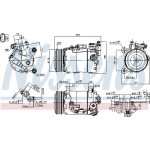 Nissens Συμπιεστής, συστ. Κλιματισμού - 890600