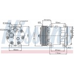 Nissens Συμπιεστής, συστ. Κλιματισμού - 89065