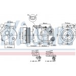 Nissens Συμπιεστής, συστ. Κλιματισμού - 890651