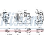 Nissens Συμπιεστής, συστ. Κλιματισμού - 890757