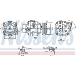 Nissens Συμπιεστής, συστ. Κλιματισμού - 890806