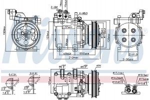 Nissens Συμπιεστής, συστ. Κλιματισμού - 89082
