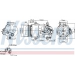 Nissens Συμπιεστής, συστ. Κλιματισμού - 89089