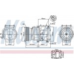 Nissens Συμπιεστής, συστ. Κλιματισμού - 89098