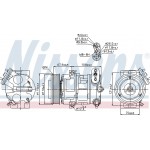 Nissens Συμπιεστής, συστ. Κλιματισμού - 89126