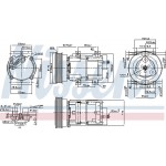 Nissens Συμπιεστής, συστ. Κλιματισμού - 89191