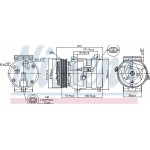 Nissens Συμπιεστής, συστ. Κλιματισμού - 89217