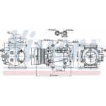 Nissens Συμπιεστής, συστ. Κλιματισμού - 89241