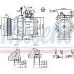 Nissens Συμπιεστής, συστ. Κλιματισμού - 89265