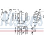 Nissens Συμπιεστής, συστ. Κλιματισμού - 89275