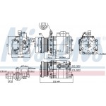 Nissens Συμπιεστής, συστ. Κλιματισμού - 89354
