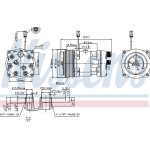 Nissens Συμπιεστής, συστ. Κλιματισμού - 89410
