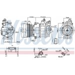 Nissens Συμπιεστής, συστ. Κλιματισμού - 89421