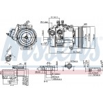 Nissens Συμπιεστής, συστ. Κλιματισμού - 89462