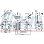 Nissens Συμπιεστής, συστ. Κλιματισμού - 89468