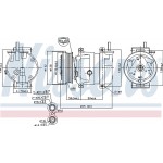 Nissens Συμπιεστής, συστ. Κλιματισμού - 89492