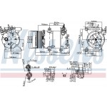 Nissens Συμπιεστής, συστ. Κλιματισμού - 89571