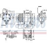 Nissens Συμπιεστής, συστ. Κλιματισμού - 89691