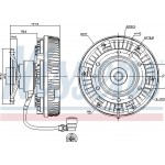 Nissens Συμπλέκτης, Βεντιλατέρ Ψυγείου - 86055
