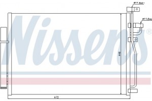 Nissens Συμπυκνωτής, σύστ. Κλιματισμού - 940010
