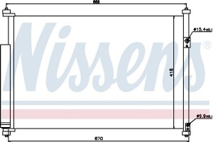 Nissens Συμπυκνωτής, σύστ. Κλιματισμού - 940012