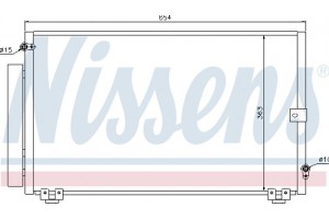 Nissens Συμπυκνωτής, σύστ. Κλιματισμού - 940013