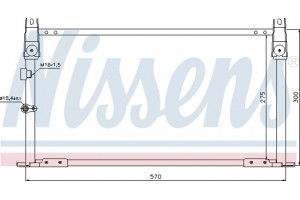 Nissens Συμπυκνωτής, σύστ. Κλιματισμού - 940018