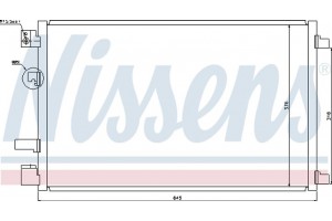 Nissens Συμπυκνωτής, σύστ. Κλιματισμού - 940040
