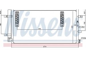Nissens Συμπυκνωτής, σύστ. Κλιματισμού - 940042