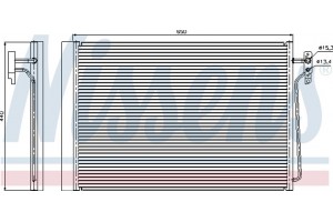 Nissens Συμπυκνωτής, σύστ. Κλιματισμού - 940045