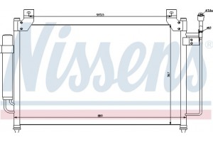 Nissens Συμπυκνωτής, σύστ. Κλιματισμού - 940049