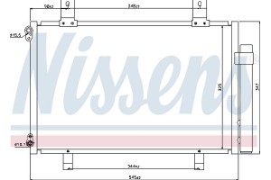 Nissens Συμπυκνωτής, σύστ. Κλιματισμού - 940057