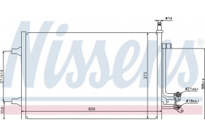 Nissens Συμπυκνωτής, σύστ. Κλιματισμού - 940097