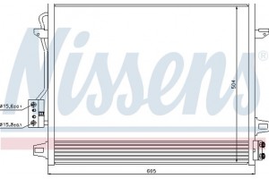 Nissens Συμπυκνωτής, σύστ. Κλιματισμού - 940098