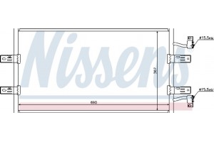 Nissens Συμπυκνωτής, σύστ. Κλιματισμού - 940119