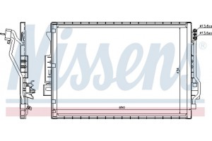 Nissens Συμπυκνωτής, σύστ. Κλιματισμού - 940137