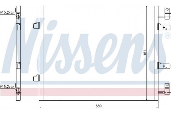 Nissens Συμπυκνωτής, σύστ. Κλιματισμού - 940147