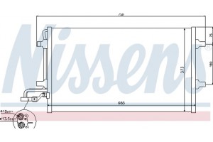 Nissens Συμπυκνωτής, σύστ. Κλιματισμού - 940154