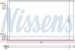 Nissens Συμπυκνωτής, σύστ. Κλιματισμού - 940184