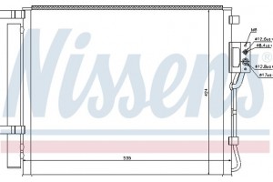 Nissens Συμπυκνωτής, σύστ. Κλιματισμού - 940209