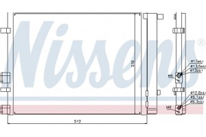 Nissens Συμπυκνωτής, σύστ. Κλιματισμού - 940224