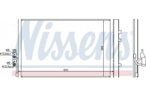 Nissens Συμπυκνωτής, σύστ. Κλιματισμού - 940226
