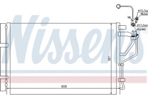 Nissens Συμπυκνωτής, σύστ. Κλιματισμού - 940268