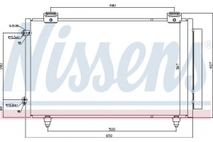 Nissens Συμπυκνωτής, σύστ. Κλιματισμού - 940299